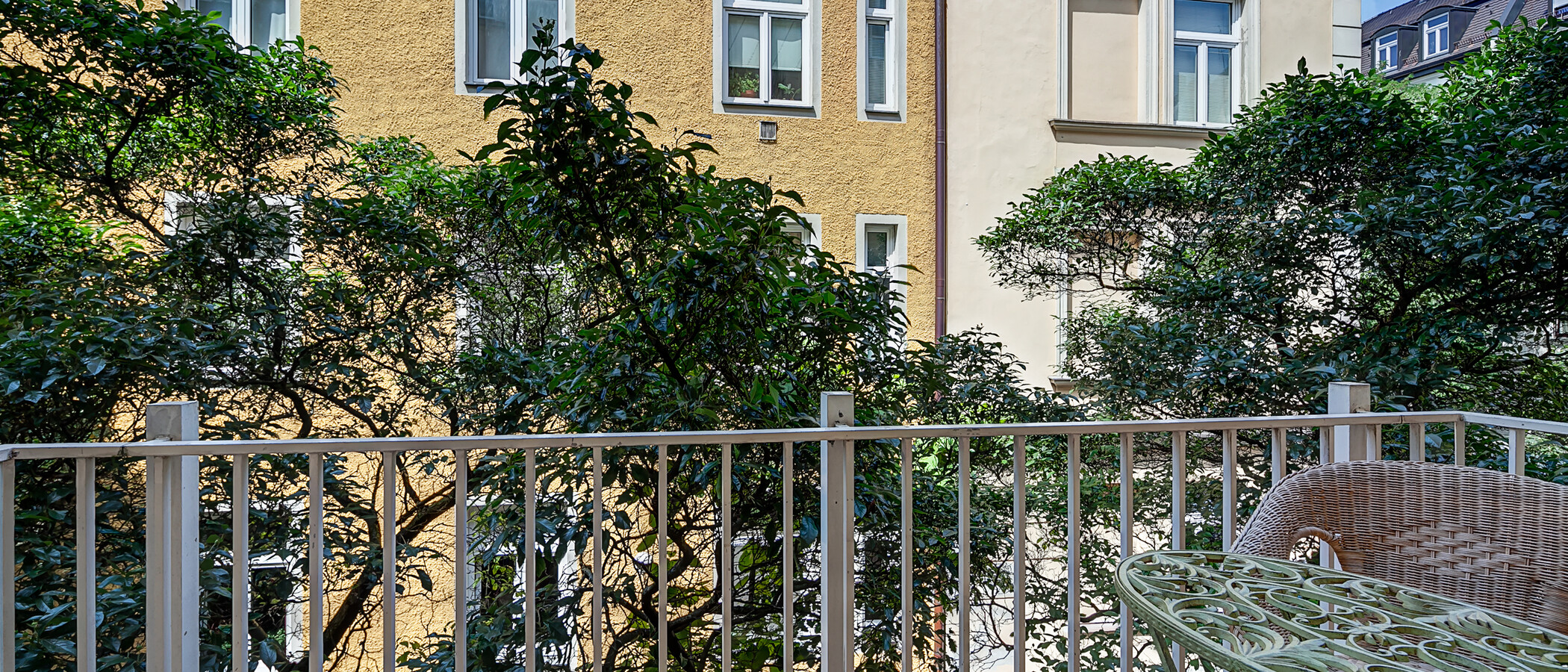 マンション München Schwabing (links der Leopoldstraße) 02 ベランダ 1797