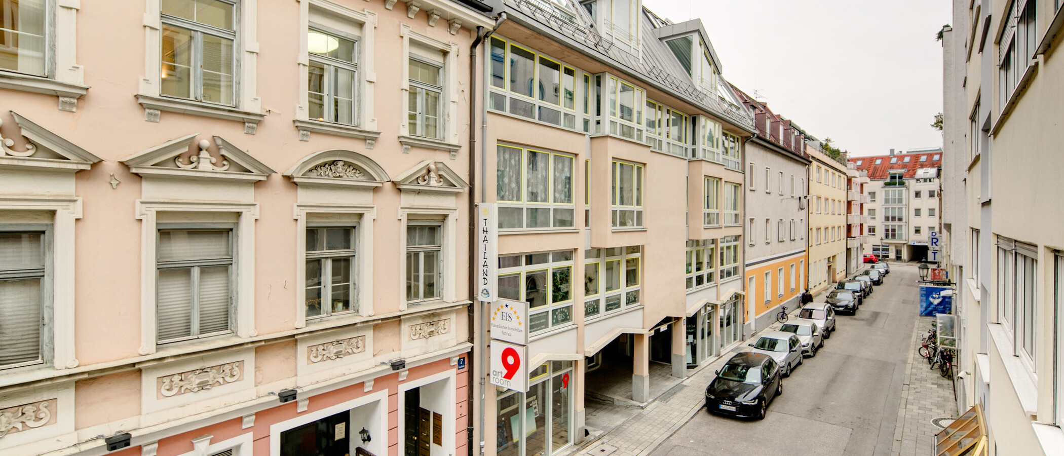 マンション München Schwabing (rechts der Leopoldstraße) 05 物件からの眺め 1976
