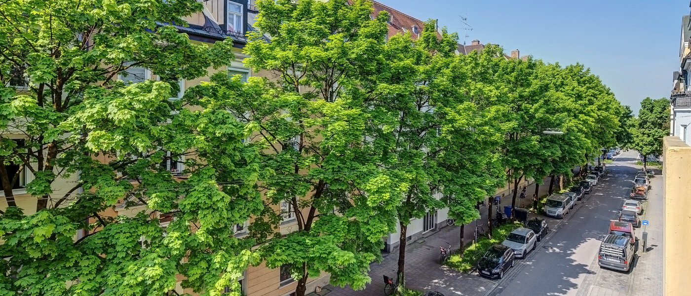 アパルトマン München Schwabing-West (rund um den Hohenzollernplatz) 01 物件からの眺め 2152