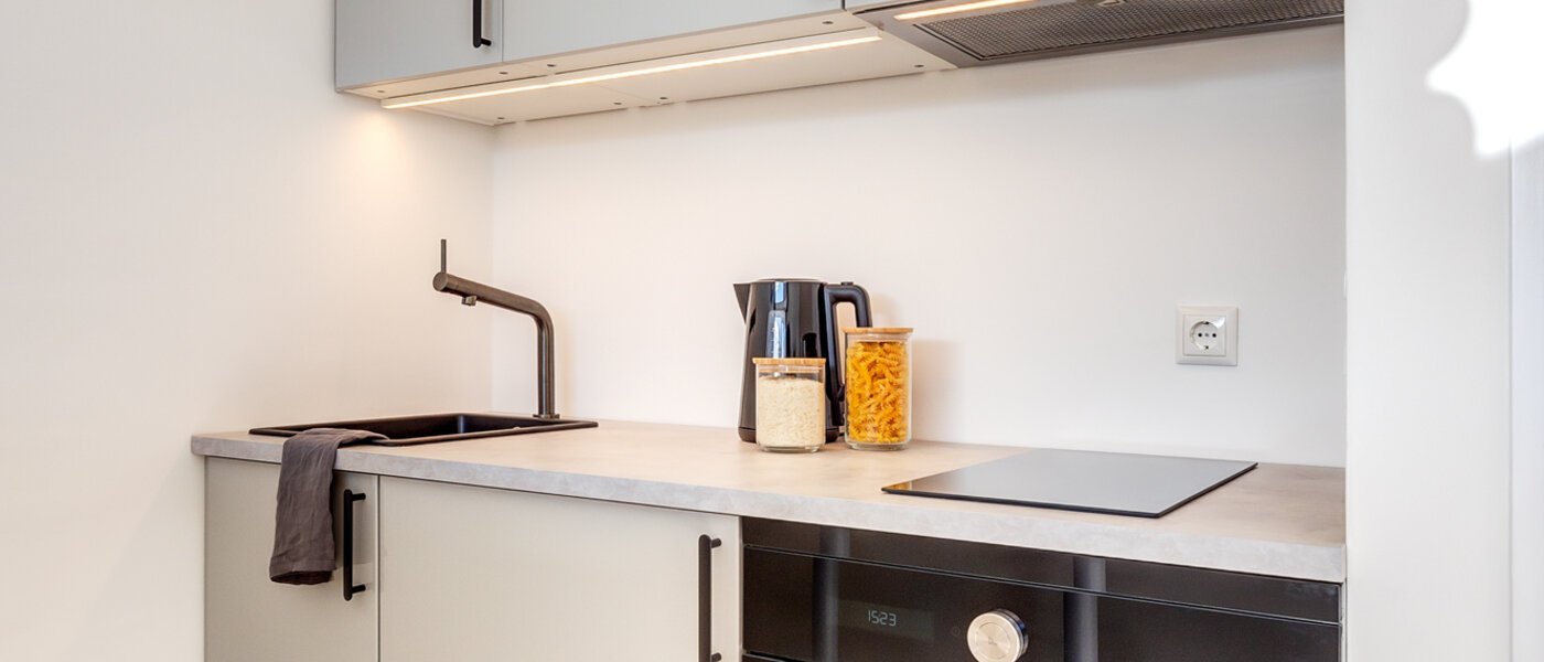 アパルトマン München Schwabing-Nord (zw. Leopoldstraße & Englischen Garten) 01 キッチン 2242