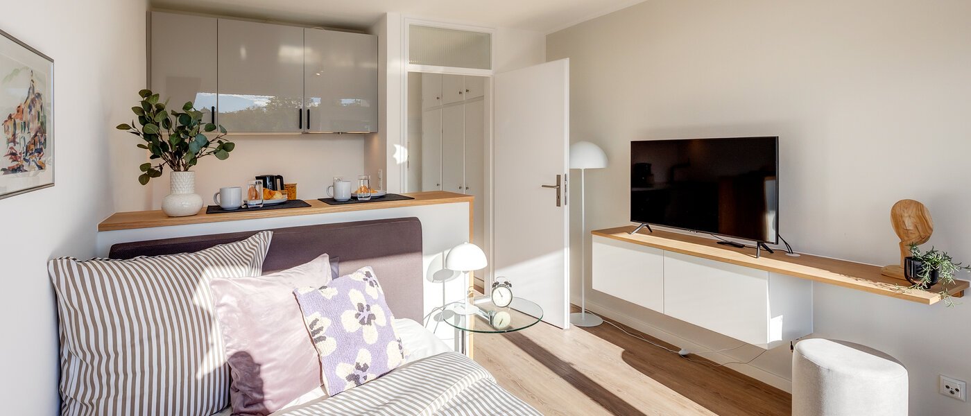 アパルトマン München Schwabing-Nord (zw. Leopoldstraße & Englischen Garten) 02 リビングエリア 2242