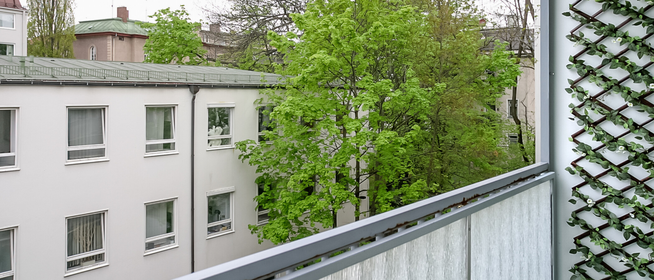 アパルトマン München Schwabing (links der Leopoldstraße) 03 ベランダ 2333