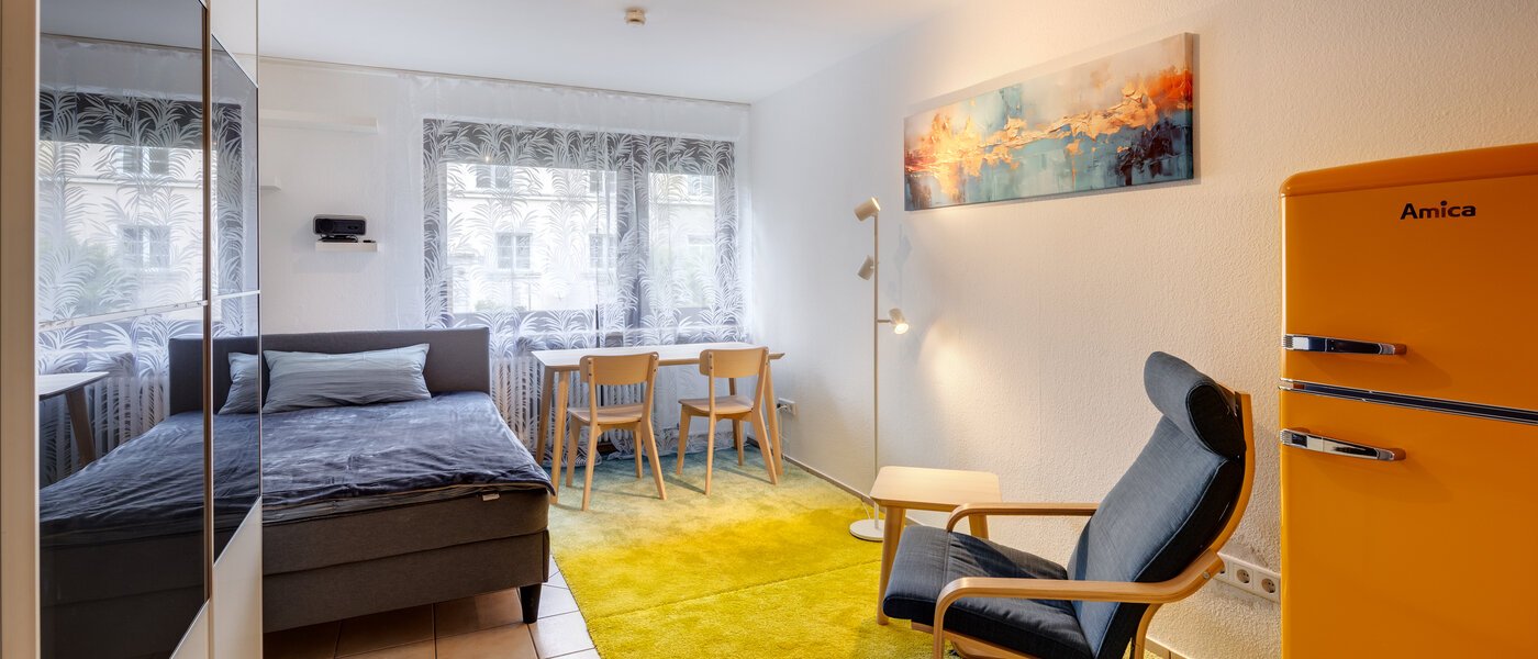 アパルトマン München Sendling 01 リビングエリア 2343