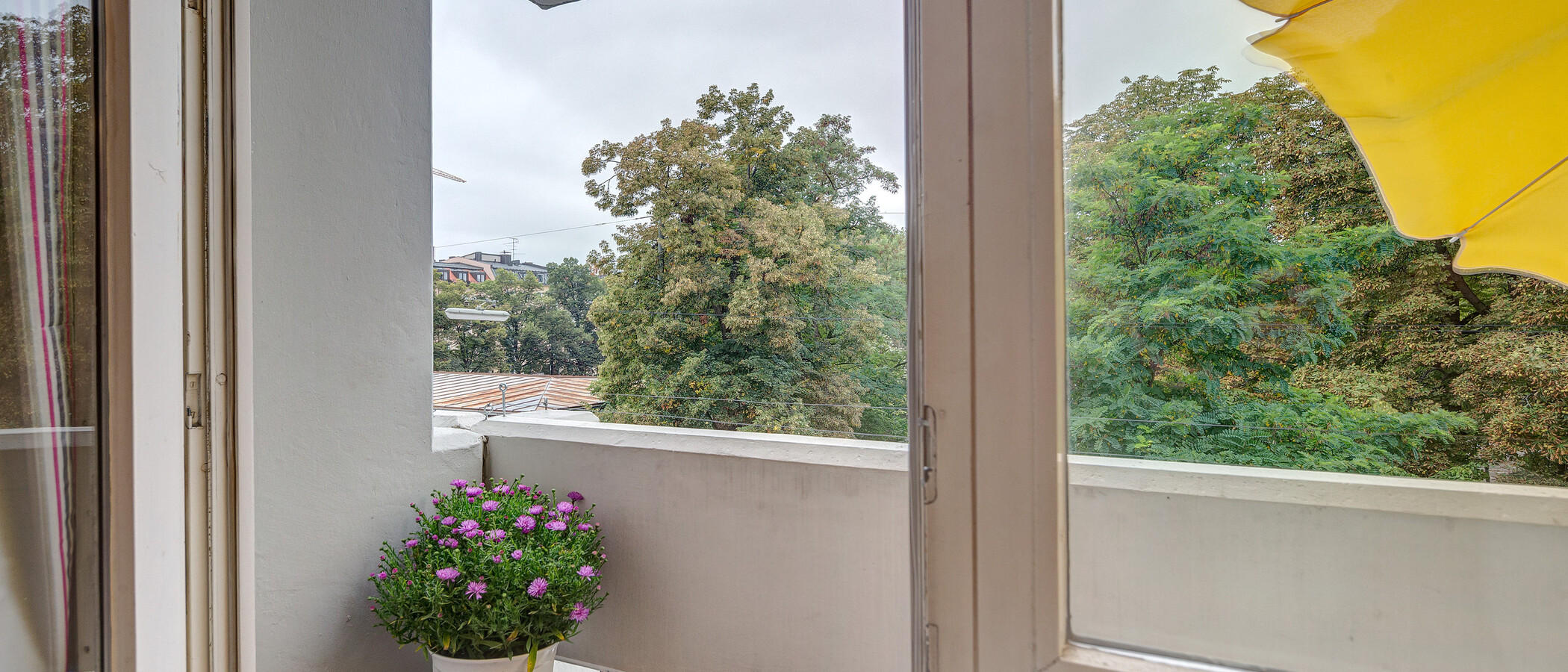 アパルトマン München Schwabing (links der Leopoldstraße) 03 ベランダ 2684