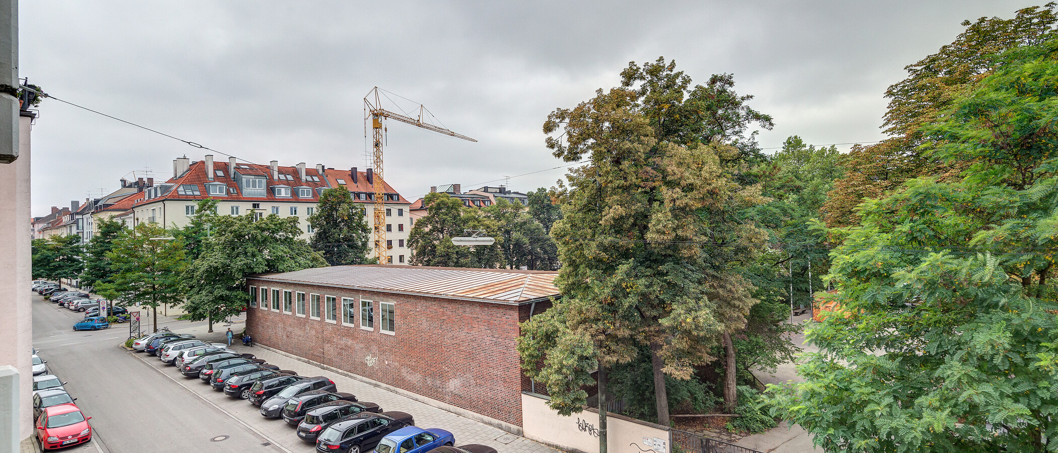 アパルトマン München Schwabing (links der Leopoldstraße) 02 物件からの眺め 2684