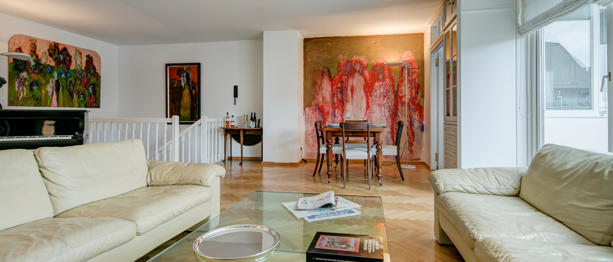 ペントハウス München Schwabing (rechts der Leopoldstraße) 04 リビングルーム 2693