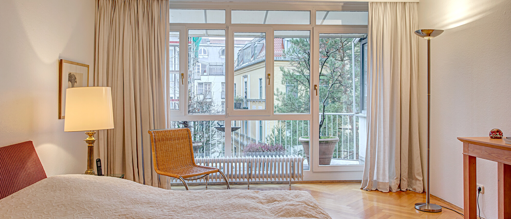 ペントハウス München Schwabing (rechts der Leopoldstraße) 01 寝室 2693