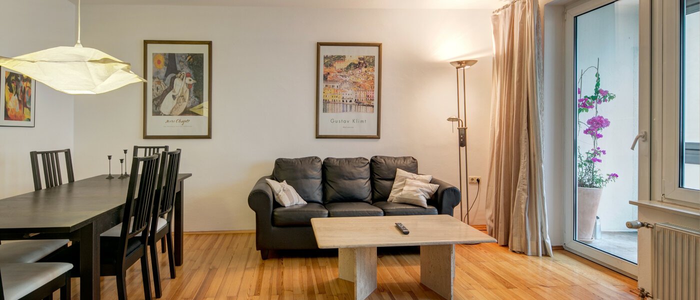 マンション München Schwabing-Nord (zw. Leopoldstraße & Englischen Garten) 01 リビングルーム 3091