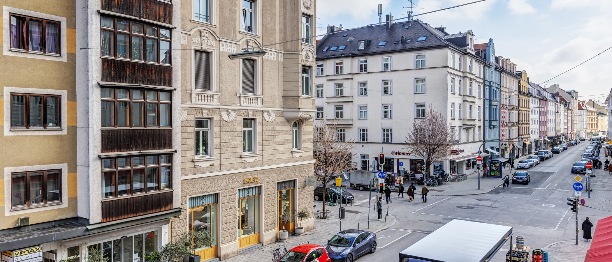 マンション München Schwabing (links der Leopoldstraße) 01 物件からの眺め 3177