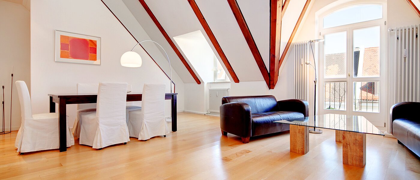 メゾネット・マンション（複数階にわたるマンション） München Haidhausen 01 リビングエリア 3184