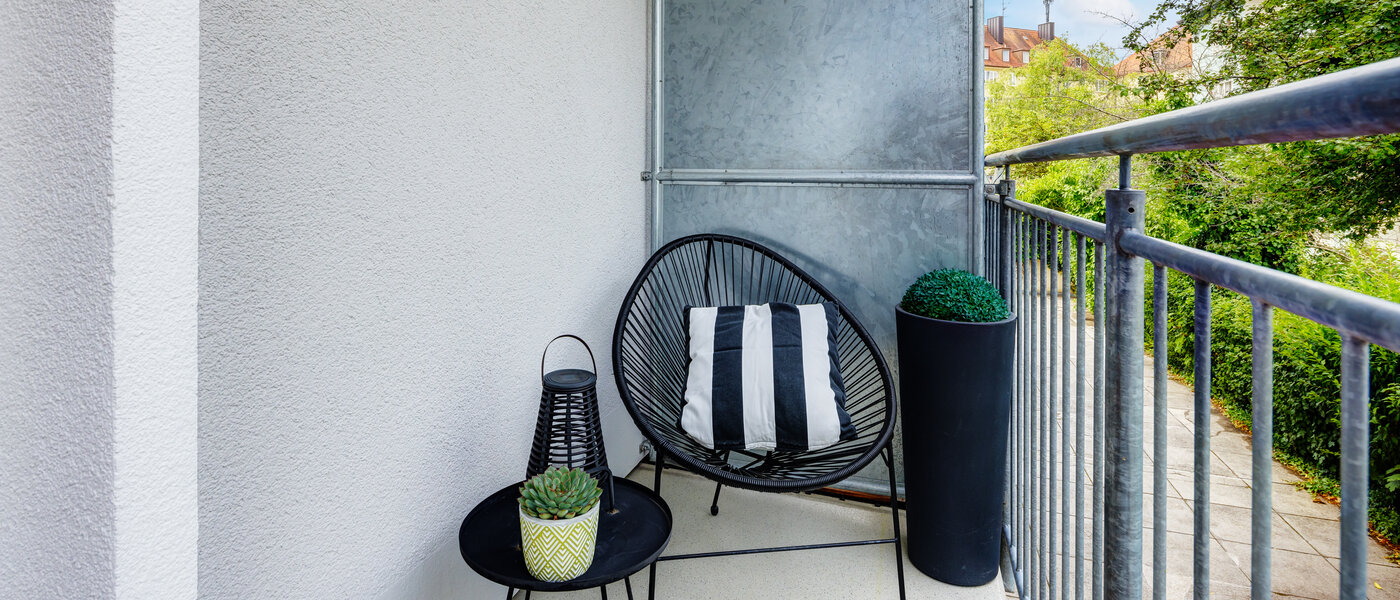 アパルトマン München Neuhausen 01 ベランダ 3328