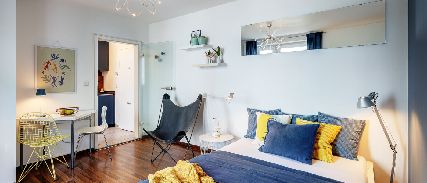 アパルトマン München Neuhausen 01 リビングエリア 3328