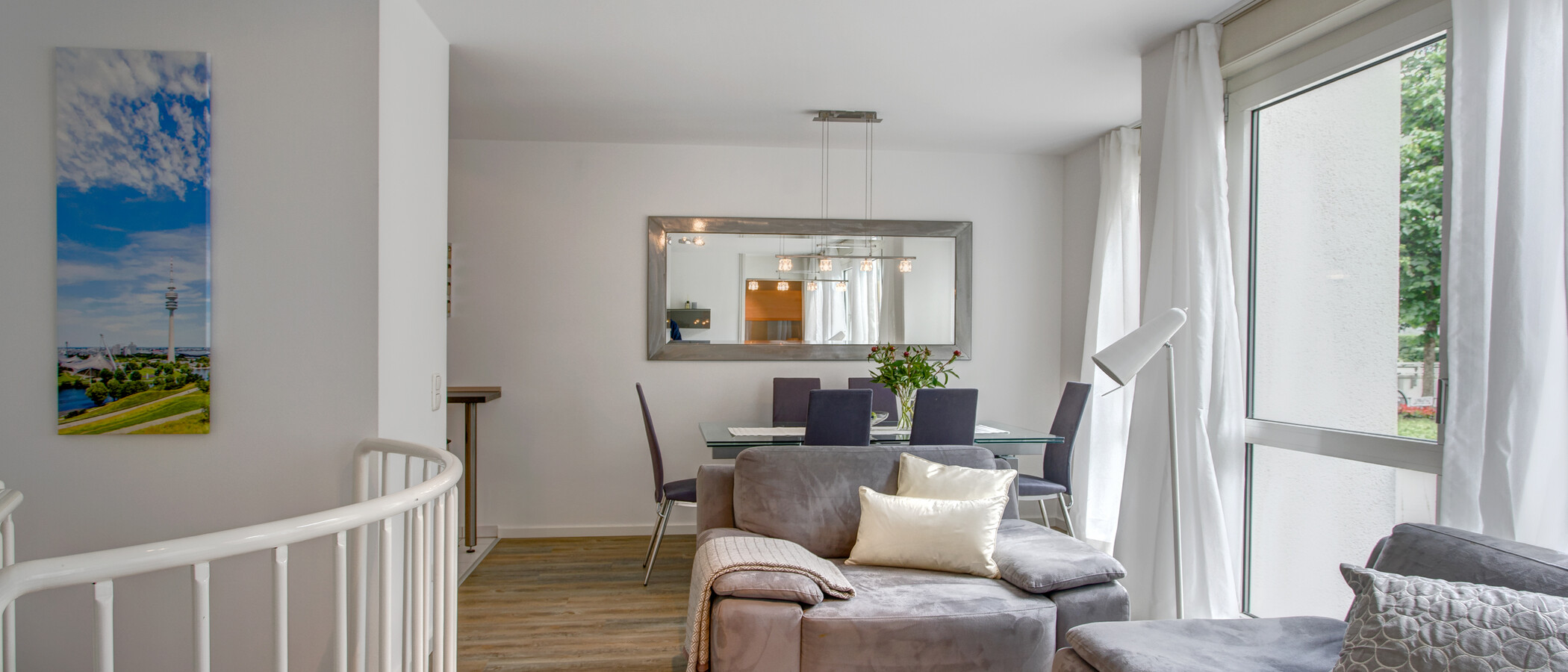 マンション München Haidhausen 04 リビングルーム 3443