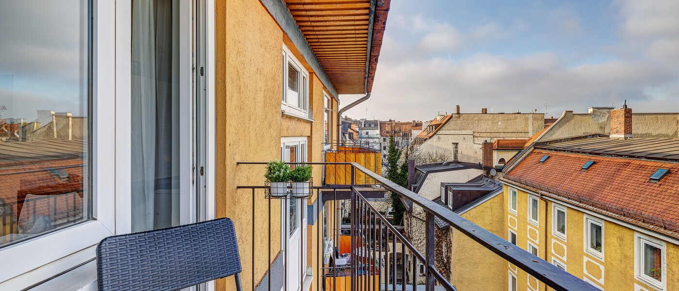 マンション München Maxvorstadt - Universitätsviertel 02 ベランダ 3509