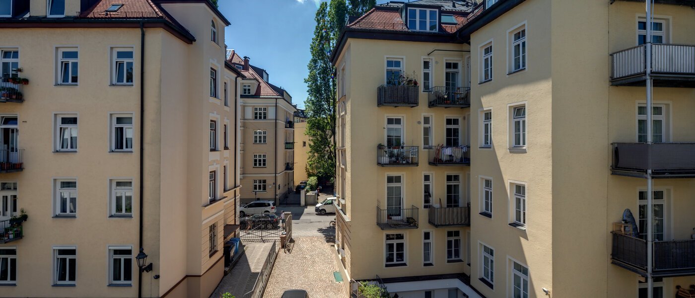 マンション München Schwabing (rechts der Leopoldstraße) 02 物件からの眺め 361