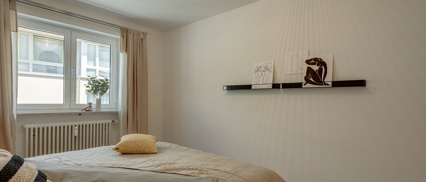 マンション München Schwabing (rechts der Leopoldstraße) 02 寝室 361