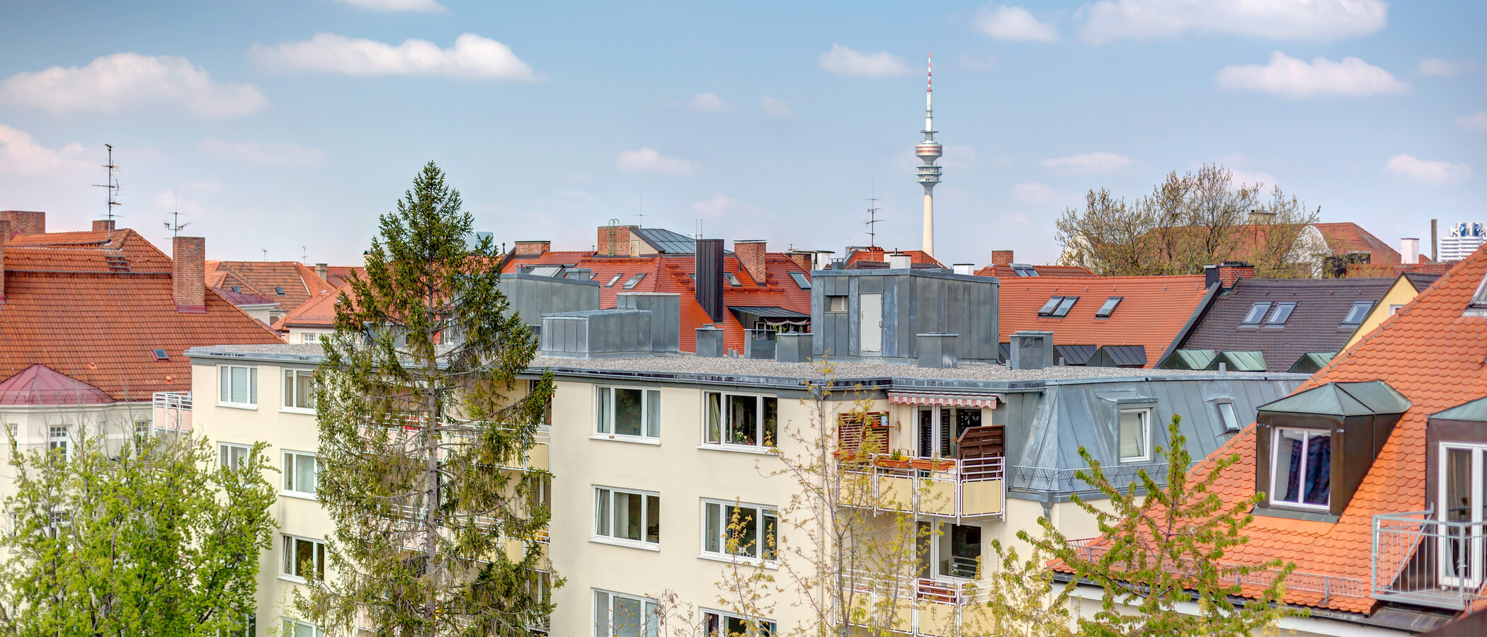 複層住宅 München Schwabing (links der Leopoldstraße) 01 物件からの眺め 3679