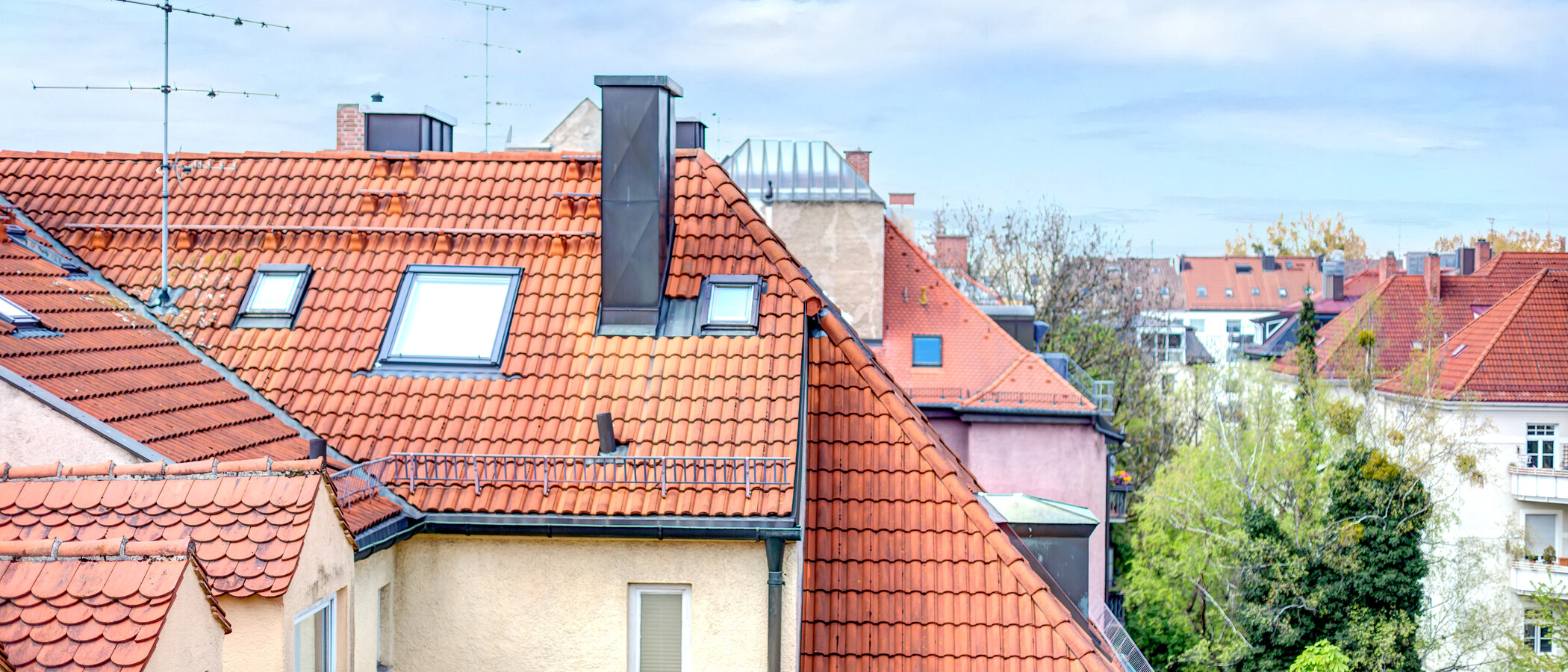複層住宅 München Schwabing (links der Leopoldstraße) 02 物件からの眺め 3679