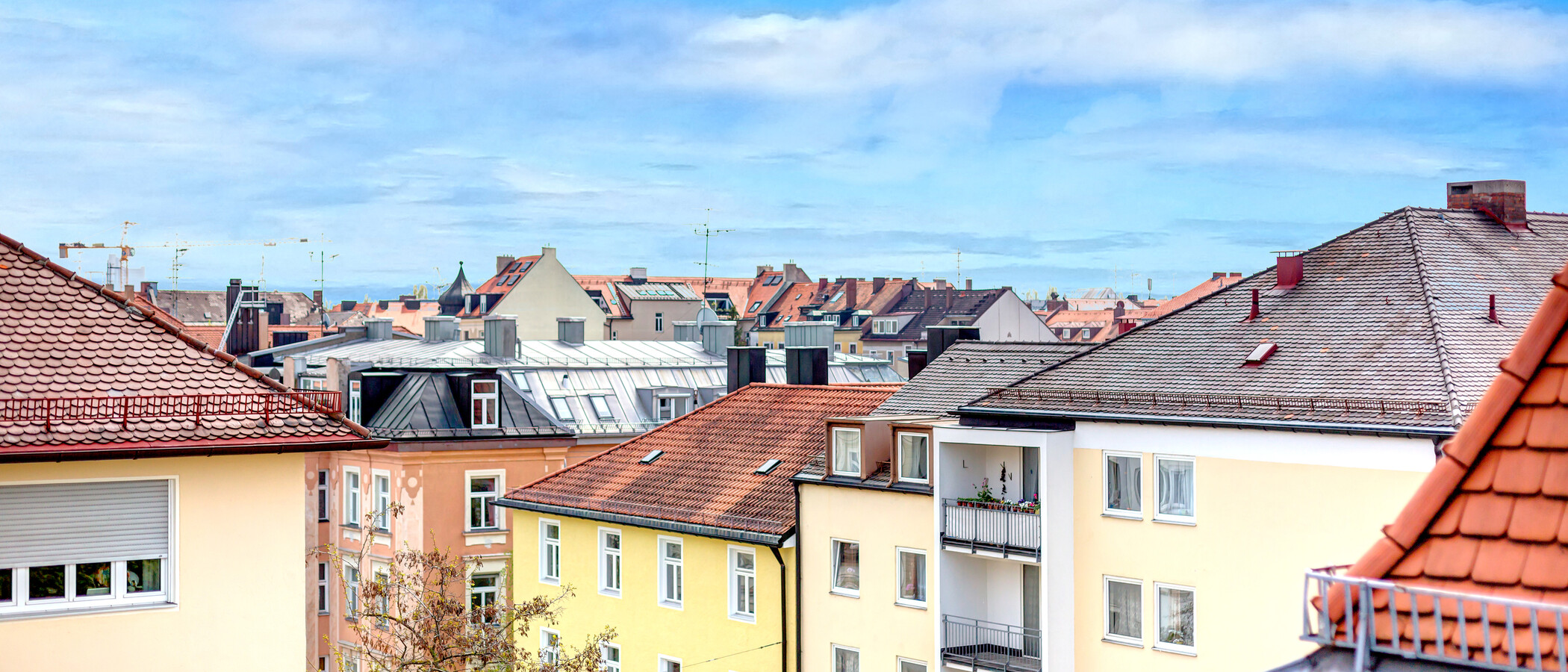複層住宅 München Schwabing (links der Leopoldstraße) 03 物件からの眺め 3679