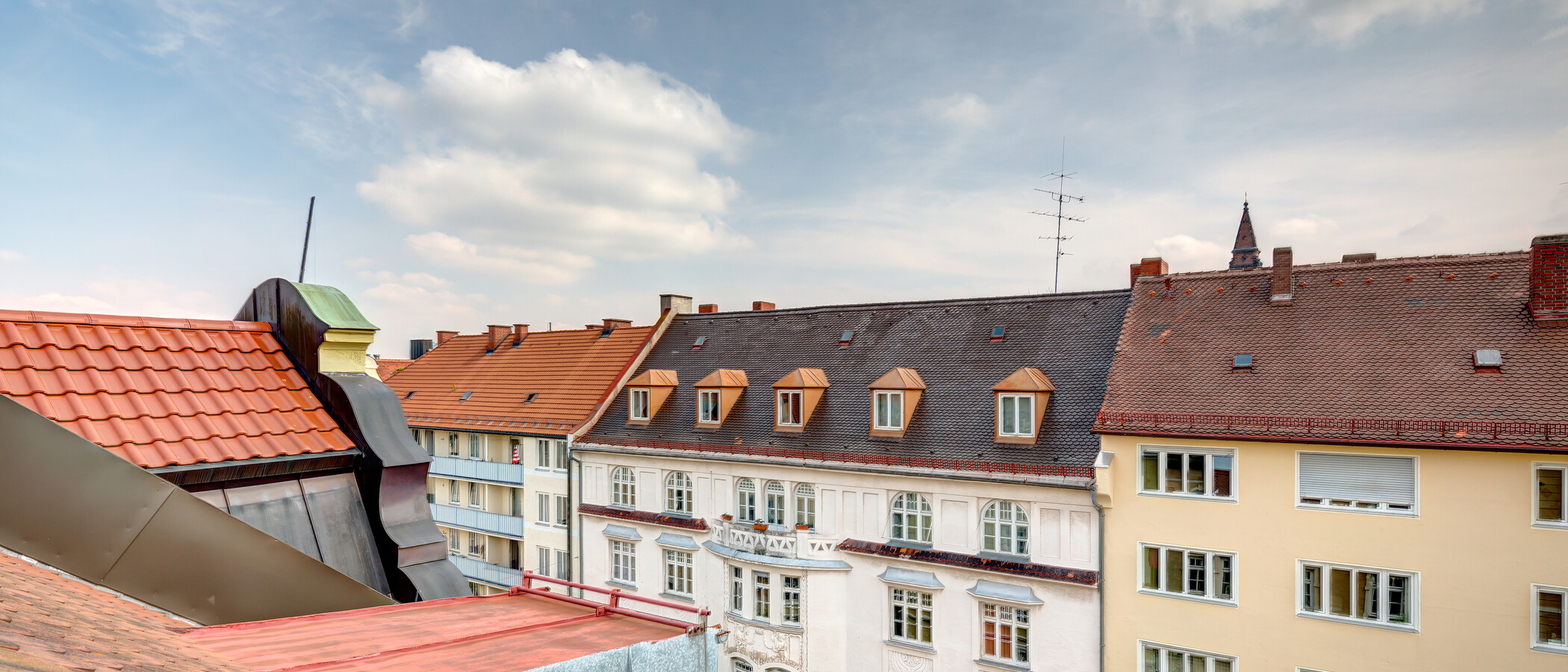 複層住宅 München Schwabing (links der Leopoldstraße) 05 物件からの眺め 3679