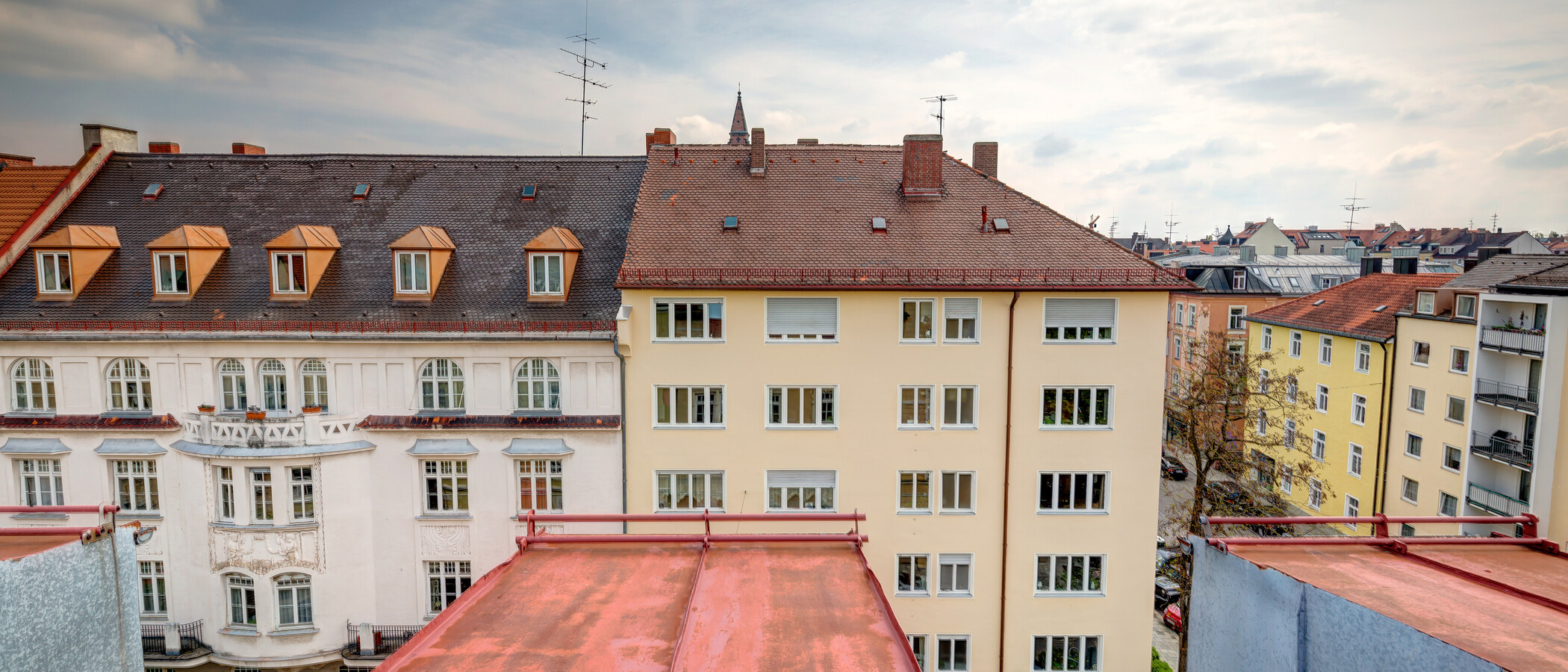 複層住宅 München Schwabing (links der Leopoldstraße) 06 物件からの眺め 3679