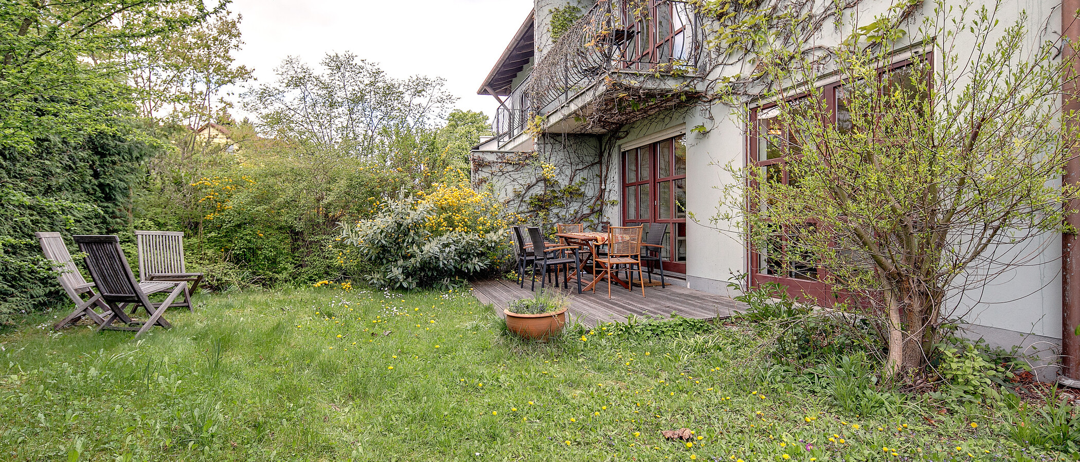 家屋 München Kleinhadern 03 庭 3822
