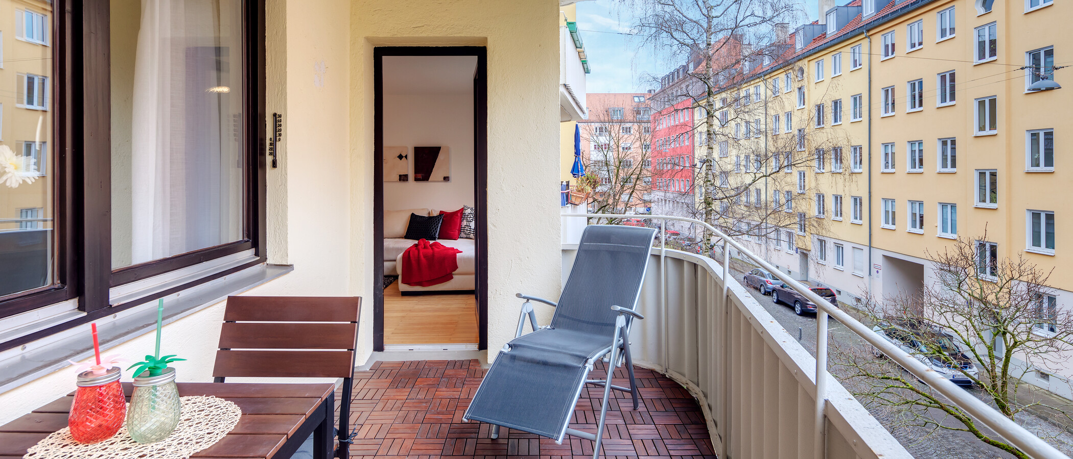 マンション München Schwabing-West (rund um den Hohenzollernplatz) 01 ベランダ 3827