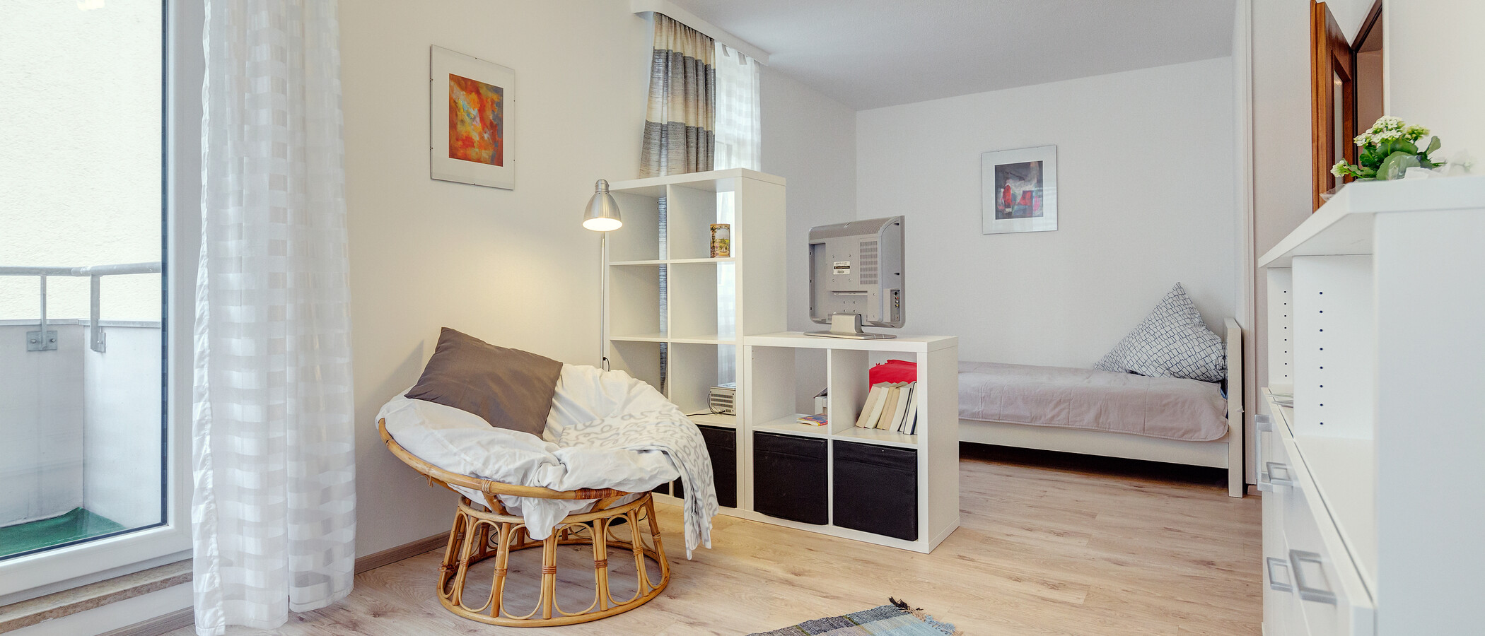 マンション München Schwabing (links der Leopoldstraße) 01 リビングルーム 386