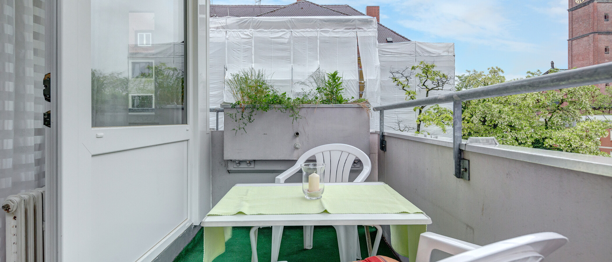 マンション München Schwabing (links der Leopoldstraße) 02 ベランダ 386