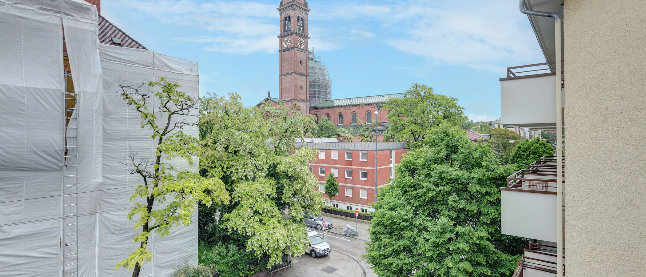マンション München Schwabing (links der Leopoldstraße) 02 物件からの眺め 386