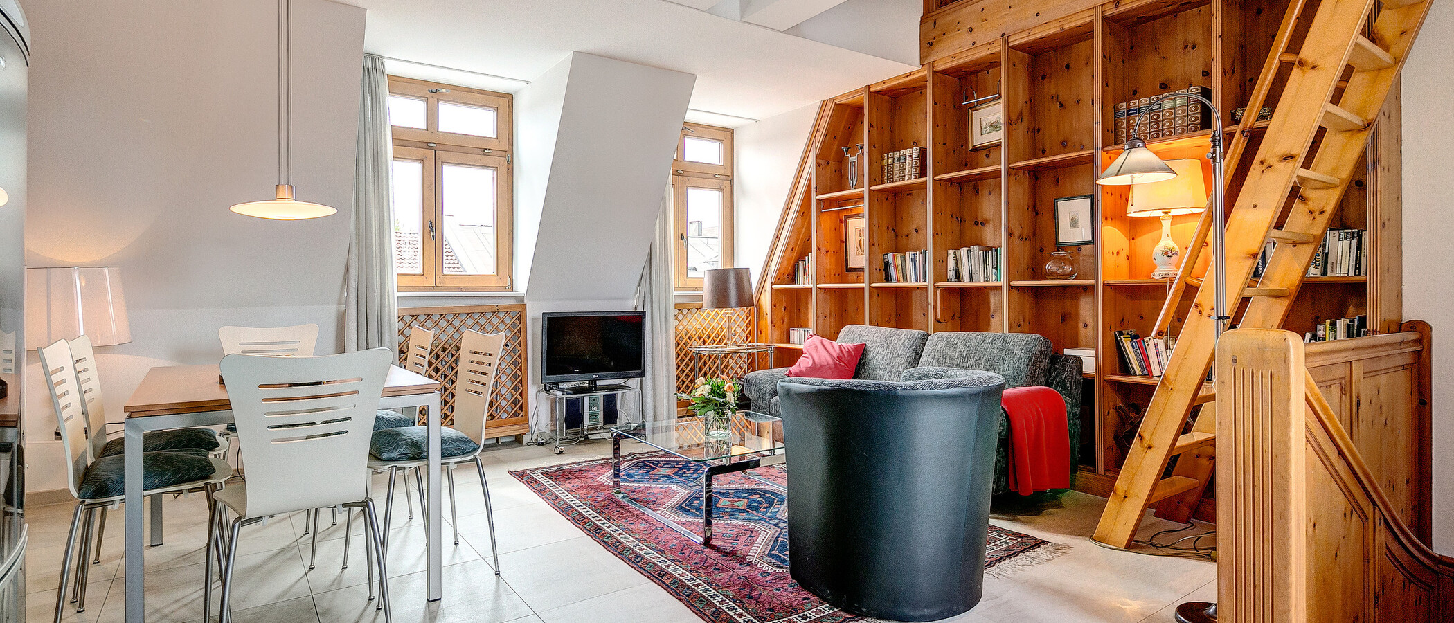 ペントハウス München Gärtnerplatzviertel 04 リビングルーム 4036
