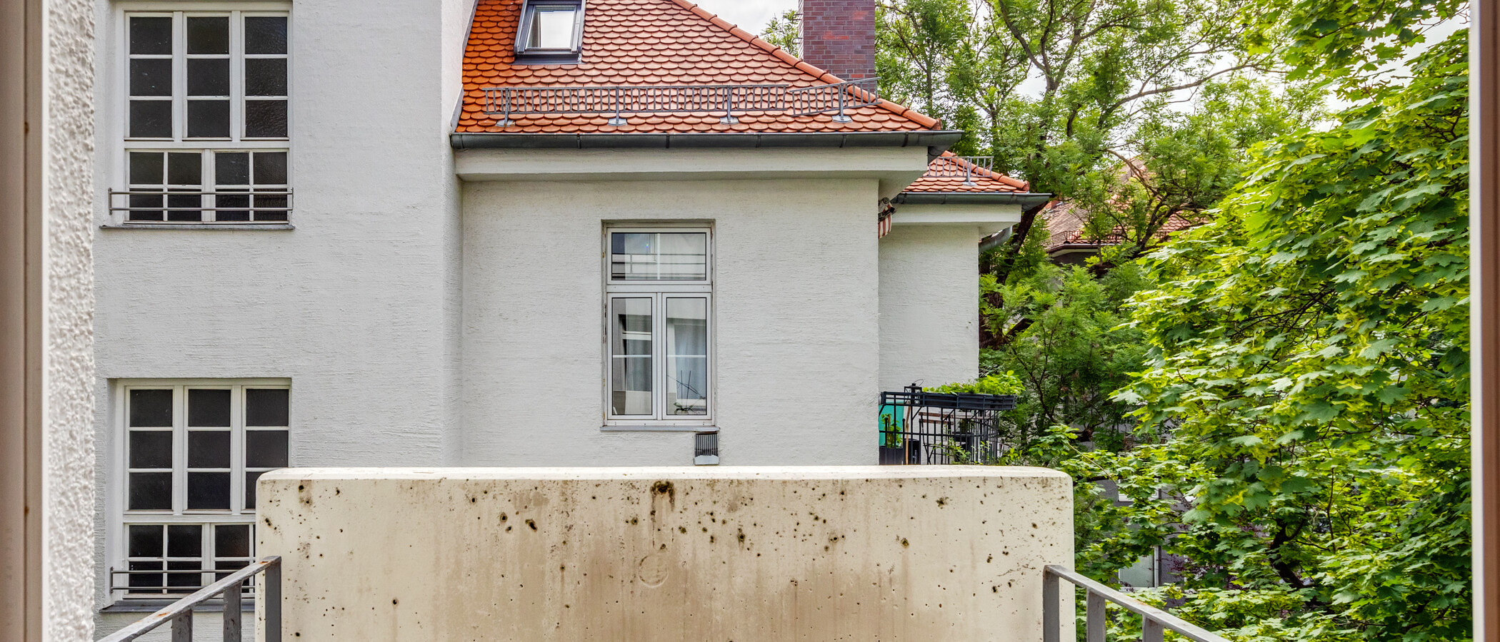 アパルトマン München Schwabing-West (rund um den Hohenzollernplatz) 01 ベランダ 4086