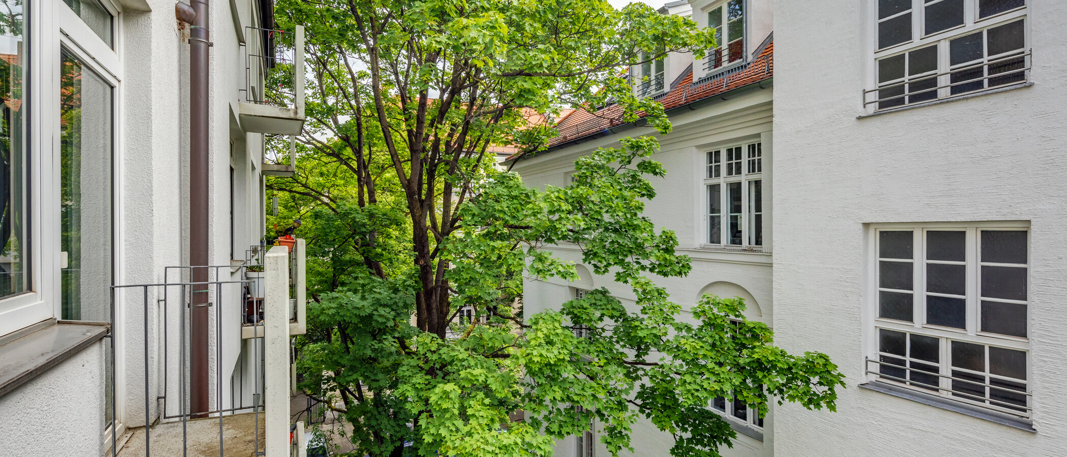 アパルトマン München Schwabing-West (rund um den Hohenzollernplatz) 01 物件からの眺め 4086