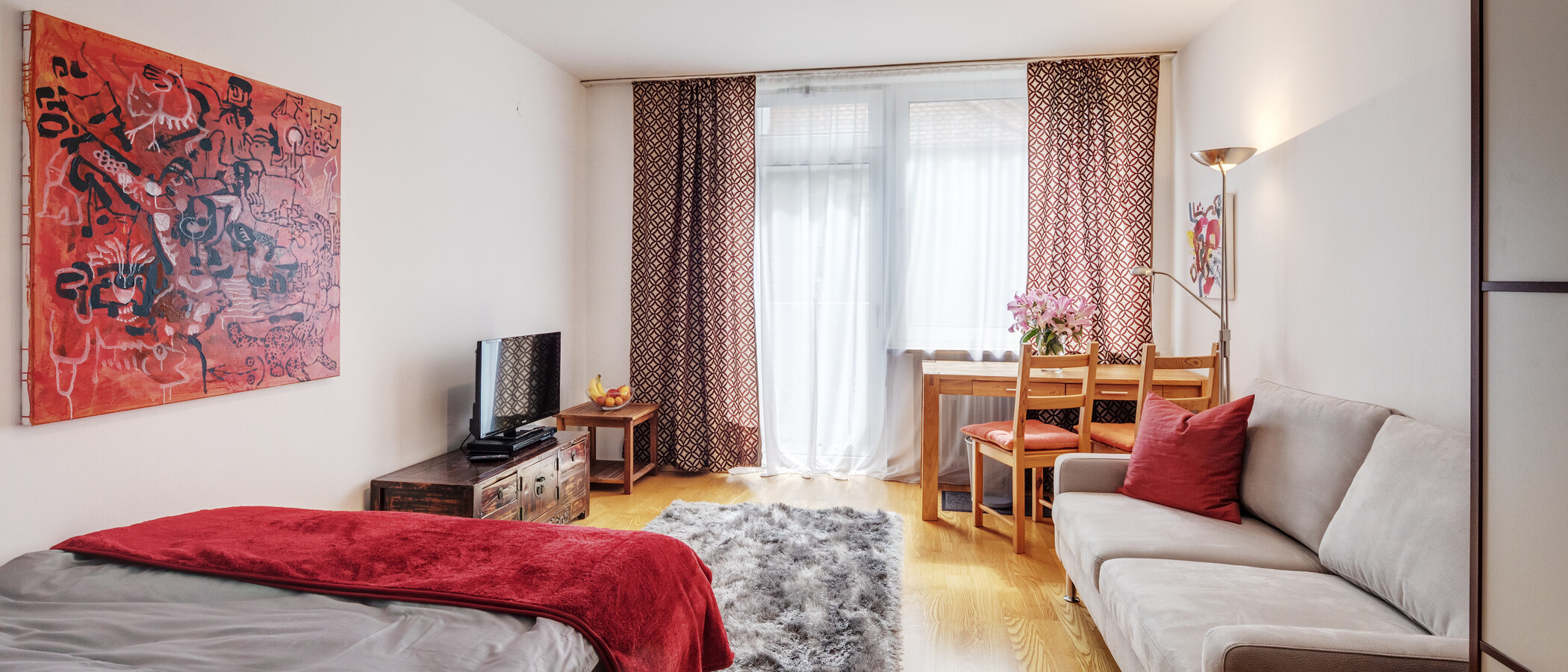 アパルトマン München Schwabing-West (rund um den Hohenzollernplatz) 02 リビングエリア 4086