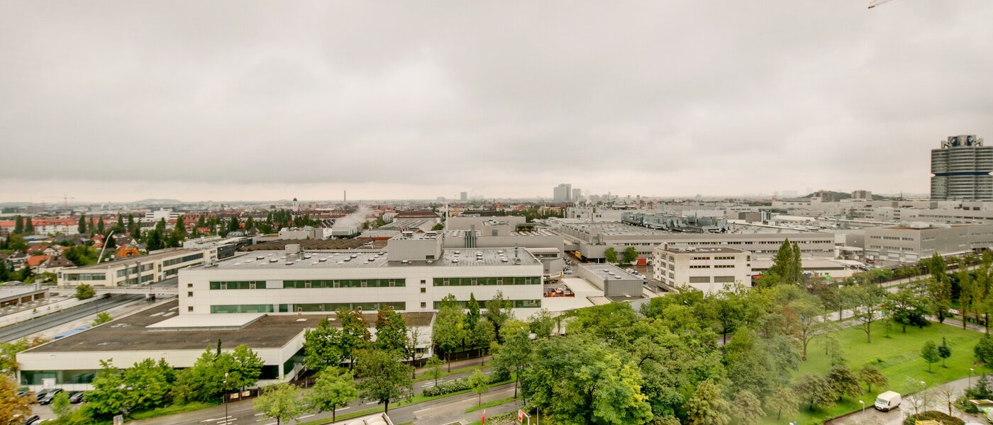 アパルトマン München Olympiadorf 02 物件からの眺め 413