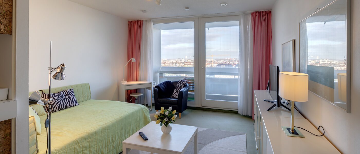 アパルトマン München Olympiadorf 01 リビングエリア 413