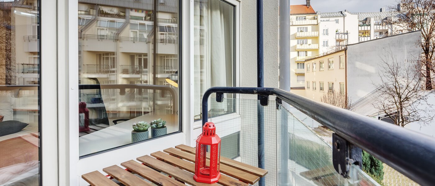 アパルトマン München Maxvorstadt - Museumsviertel 01 ベランダ 4250