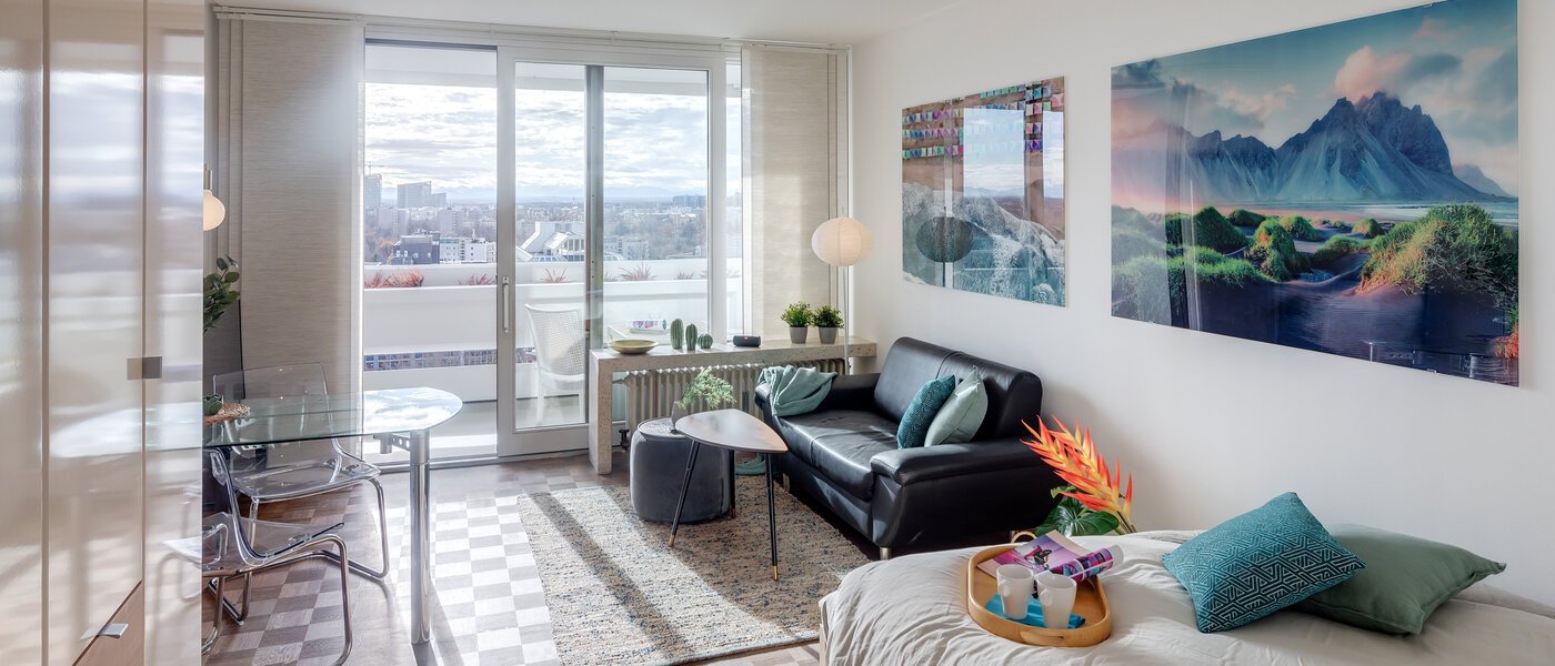 マンション München Arabellapark 01 リビングエリア 4263