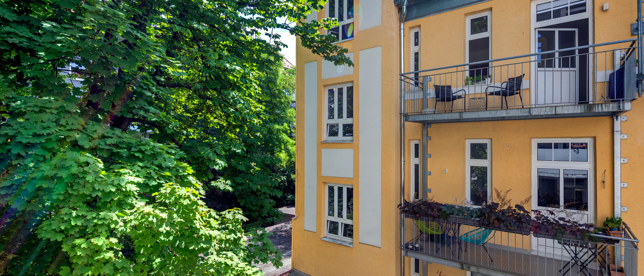 マンション München Schwabing-West (rund um den Hohenzollernplatz) 01 物件からの眺め 4311
