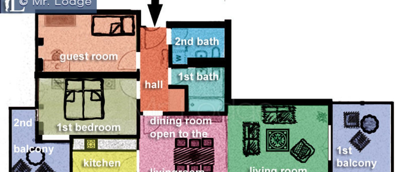 マンション München Parkstadt Schwabing 01 見取り図 4318