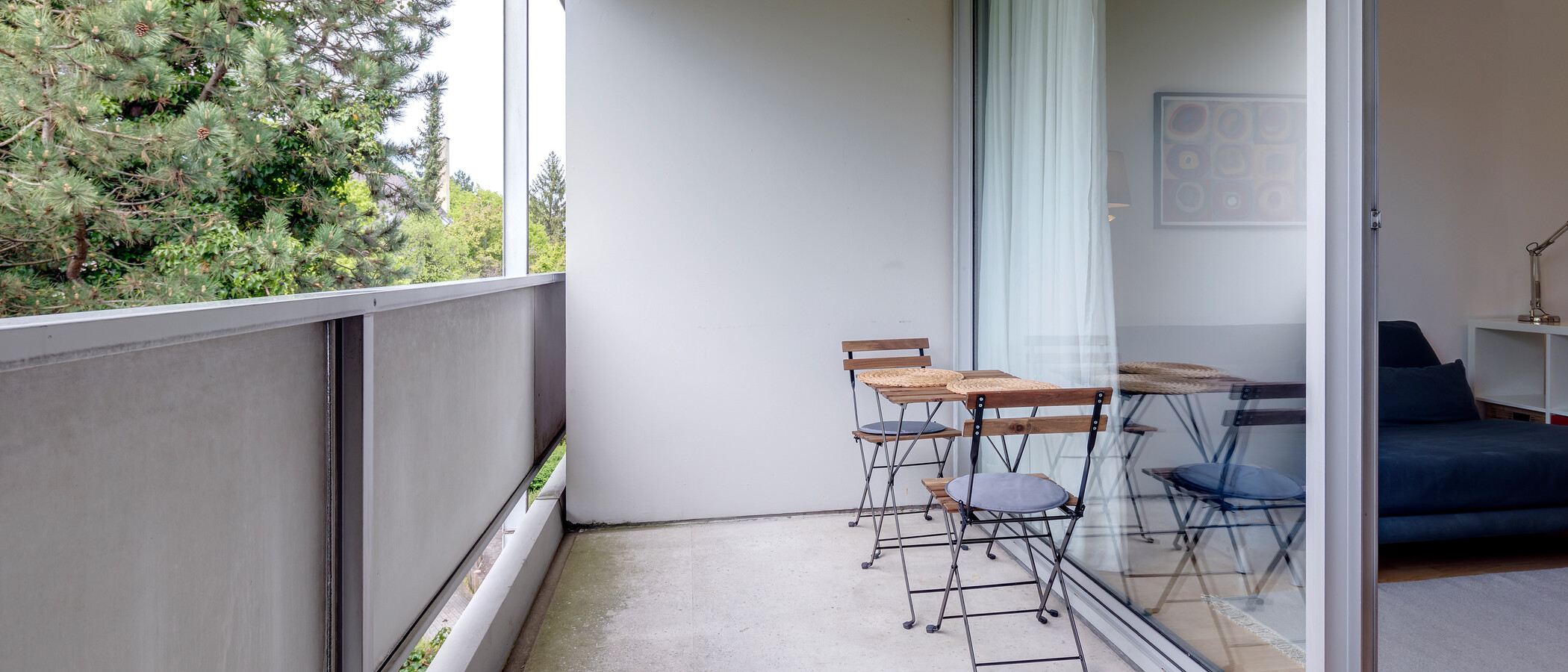 マンション München Schwabing-Nord (zw. Leopoldstraße & Englischen Garten) 01 ベランダ 4452
