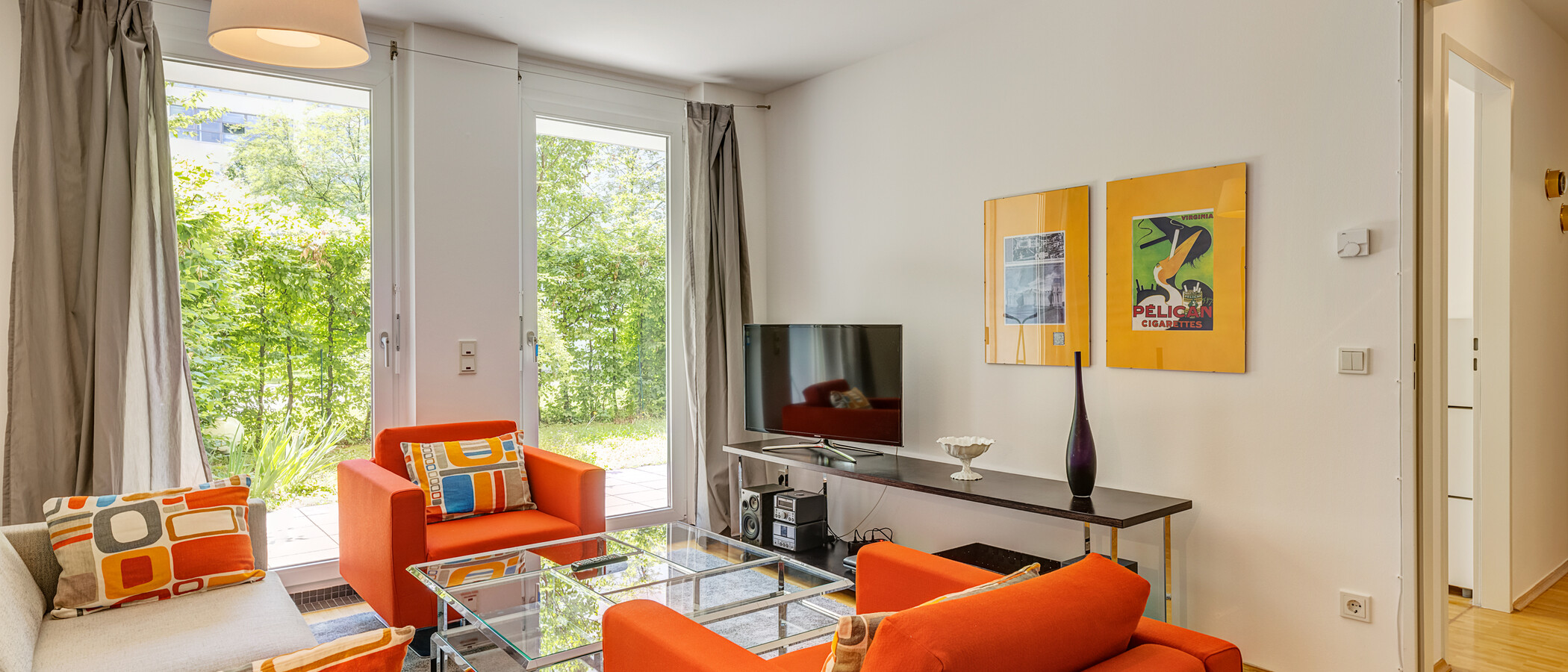 庭付き住宅 München Schwanthalerhöhe 02 リビングエリア 4454