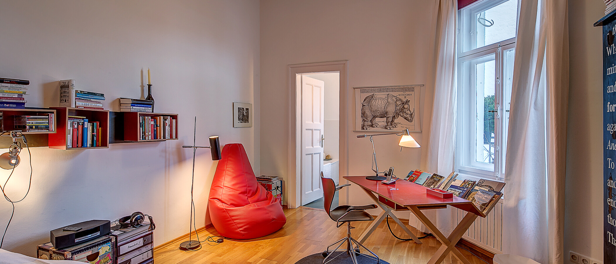 マンション München Schwabing (links der Leopoldstraße) 01 リビングルーム 4661