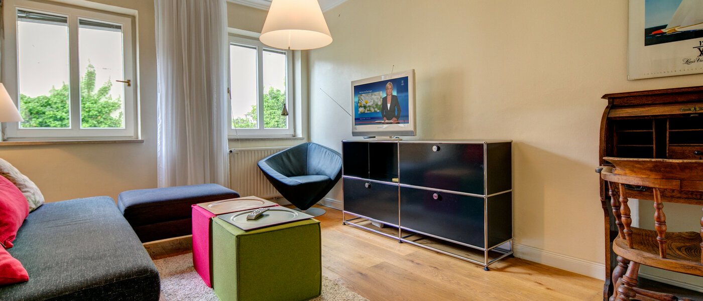 マンション München Schwabing (links der Leopoldstraße) 03 リビングルーム 4673