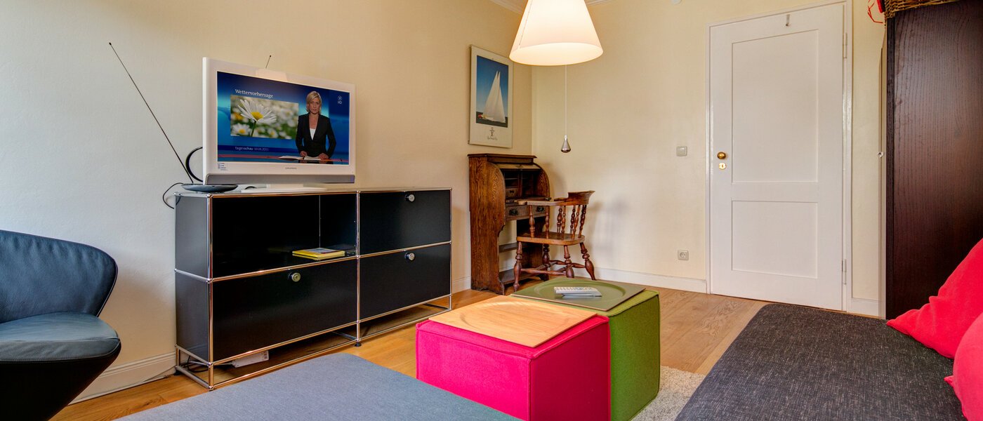 マンション München Schwabing (links der Leopoldstraße) 04 リビングルーム 4673