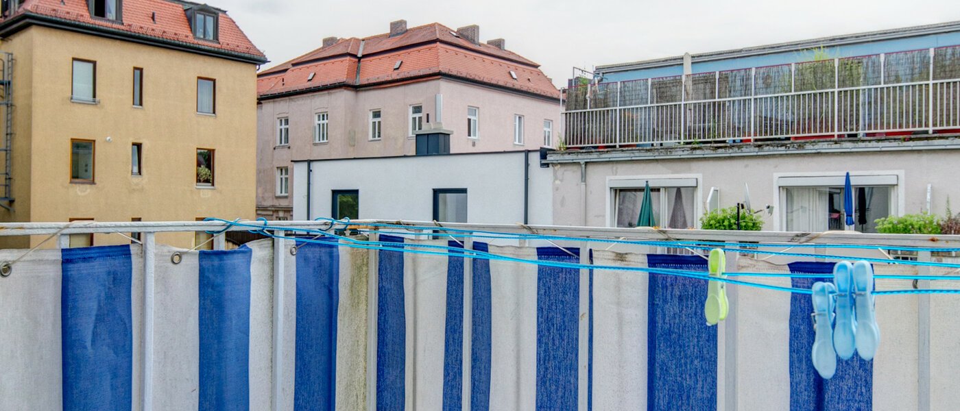 マンション München Schwabing (links der Leopoldstraße) 01 ベランダ 4673