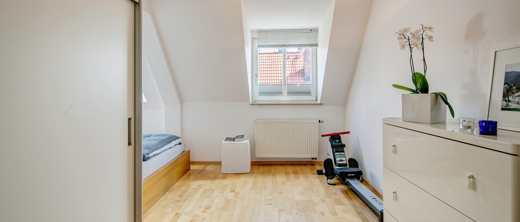 アティック・フラット（屋根裏） München Maxvorstadt - Rund um den Josephsplatz 03 寝室 4683