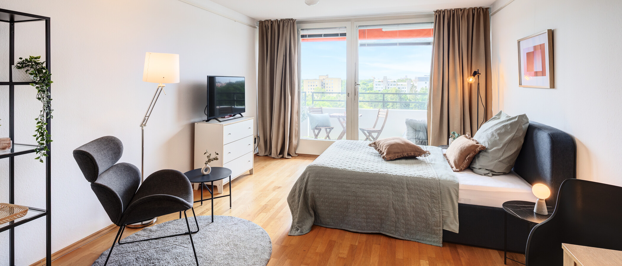 マンション München Schwabing 02 リビングエリア 4700