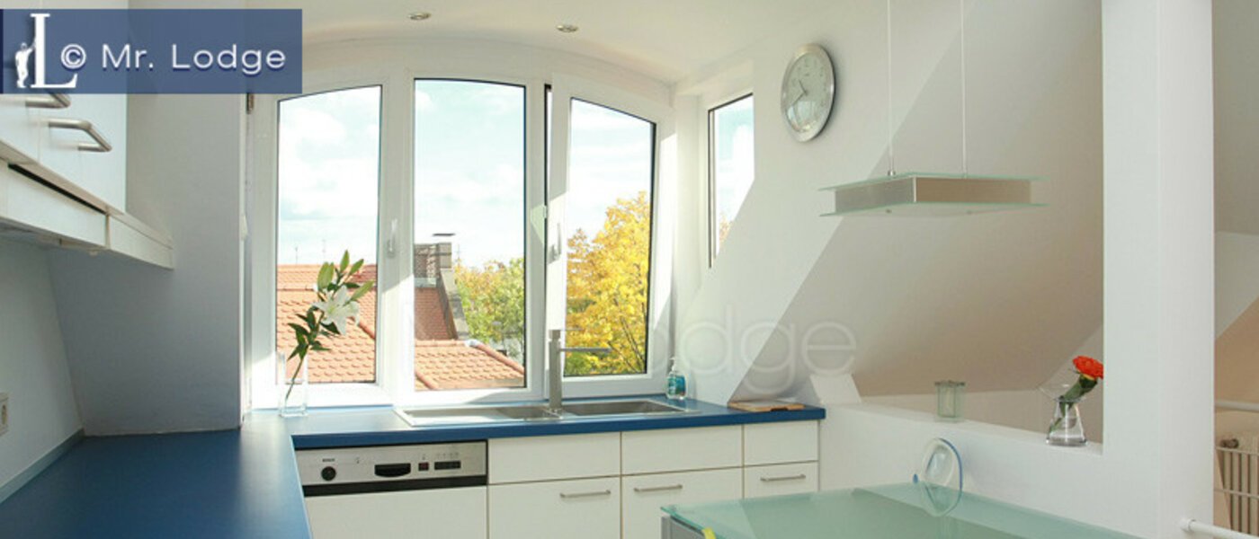 アティック・フラット（屋根裏） München Maxvorstadt - Rund um den Josephplatz 01 キッチン 4768