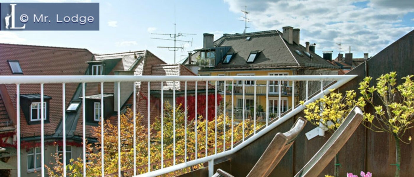 アティック・フラット（屋根裏） München Maxvorstadt - Rund um den Josephplatz 02 テラス・ポーチ 4768